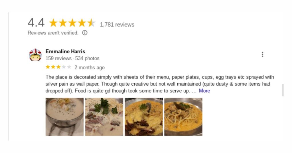 49 seats singapore reviews